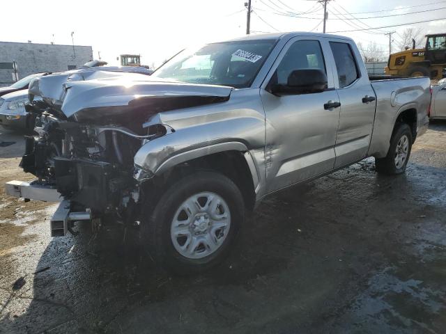 5TFKB5AA7PX021324 - 2023 TOYOTA TUNDRA DOUBLE CAB SR SILVER photo 1