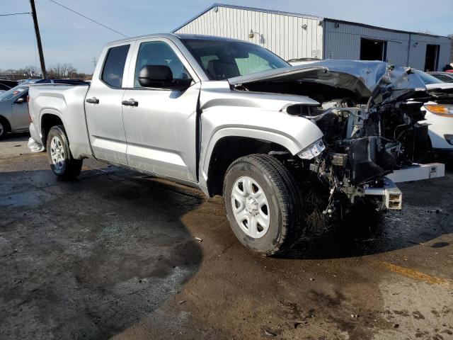 5TFKB5AA7PX021324 - 2023 TOYOTA TUNDRA DOUBLE CAB SR SILVER photo 4