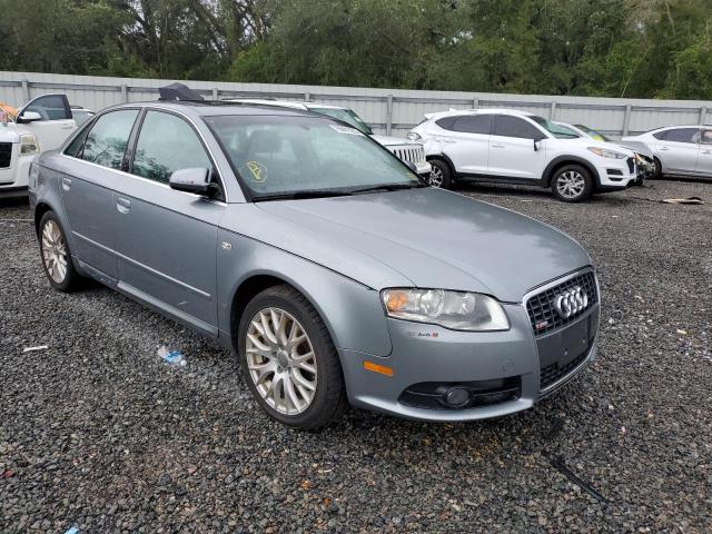 WAUDF78E78A133494 - 2008 AUDI A4 2.0T QUATTRO GRAY photo 4