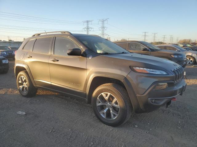 1C4PJMBSXEW281195 - 2014 JEEP CHEROKEE TRAILHAWK GRAY photo 4