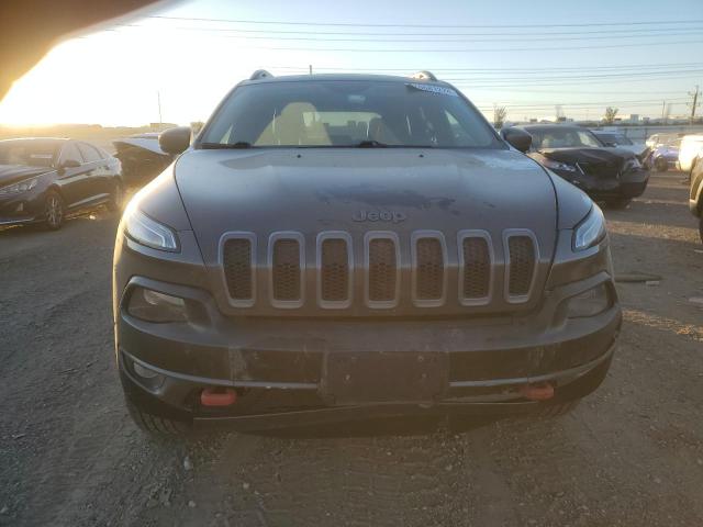 1C4PJMBSXEW281195 - 2014 JEEP CHEROKEE TRAILHAWK GRAY photo 5