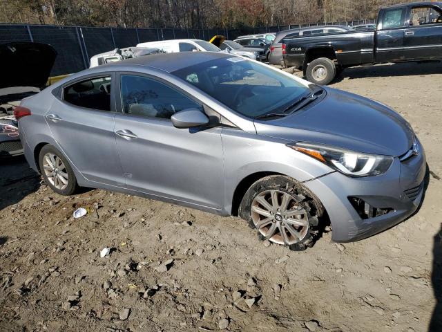 KMHDH4AE5GU485780 - 2016 HYUNDAI ELANTRA SE GRAY photo 4