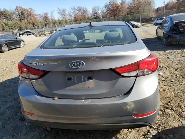 KMHDH4AE5GU485780 - 2016 HYUNDAI ELANTRA SE GRAY photo 6