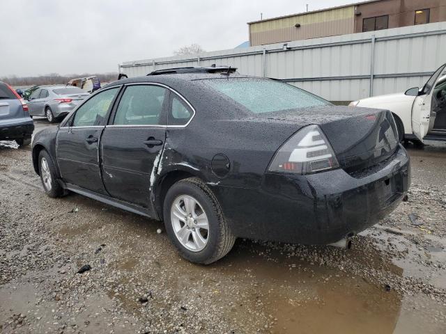 2G1WA5E33F1164369 - 2015 CHEVROLET IMPALA LIM LS BLACK photo 2