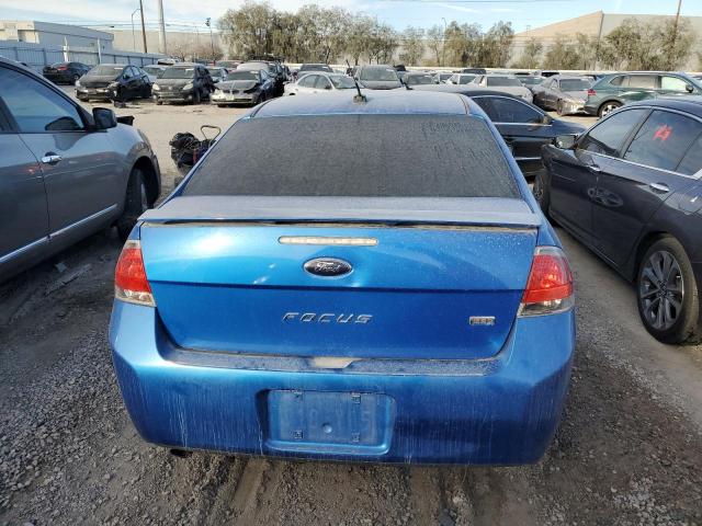 1FAHP3GN5AW179416 - 2010 FORD FOCUS SES BLUE photo 6