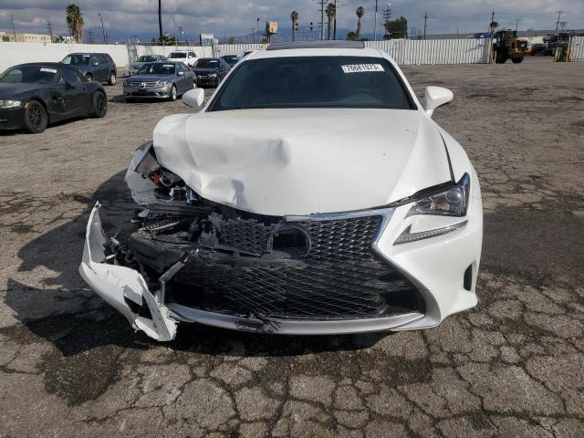 JTHHA5BC5G5001953 - 2016 LEXUS RC 200T WHITE photo 5