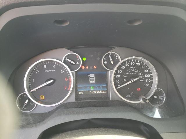 5TFUW5F18EX380958 - 2014 TOYOTA TUNDRA DOUBLE CAB SR/SR5 WHITE photo 9