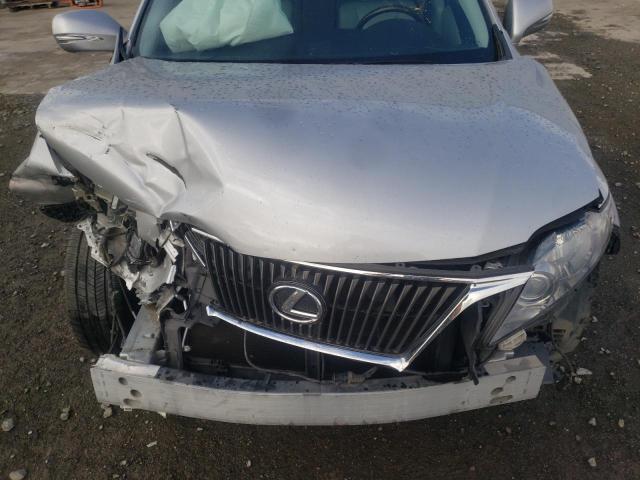 2T2BK1BA4BC083578 - 2011 LEXUS RX 350 SILVER photo 11