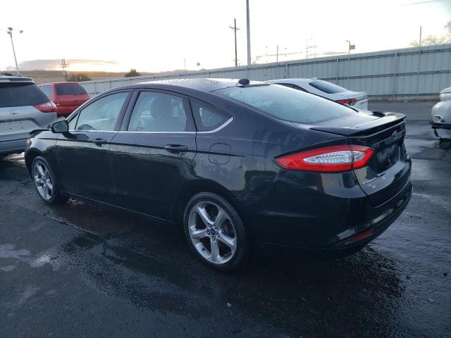 3FA6P0HR2DR343896 - 2013 FORD FUSION SE BLACK photo 2