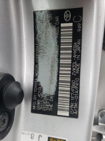 JTDKN3DU7F0478322 - 2015 TOYOTA PRIUS SILVER photo 13