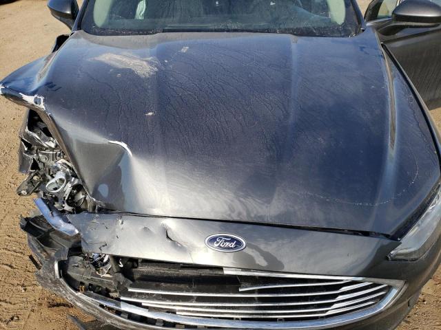 3FA6P0HD9LR257181 - 2020 FORD FUSION SE GRAY photo 11