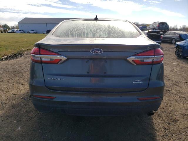 3FA6P0HD9LR257181 - 2020 FORD FUSION SE GRAY photo 6