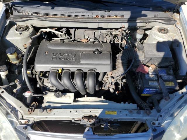 1NXBR32E93Z109526 - 2003 TOYOTA COROLLA CE SILVER photo 11