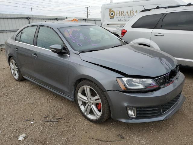 3VW4T7AJ3FM345213 - 2015 VOLKSWAGEN JETTA GLI GRAY photo 4