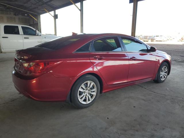 5NPEB4AC2CH327961 - 2012 HYUNDAI SONATA GLS MAROON photo 3