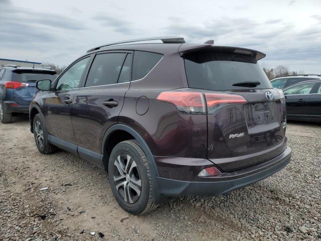 2T3BFREV0JW778411 - 2018 TOYOTA RAV4 LE MAROON photo 2