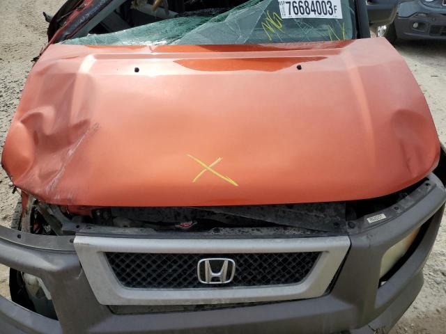 5J6YH28553L039963 - 2003 HONDA ELEMENT EX ORANGE photo 12