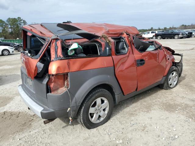 5J6YH28553L039963 - 2003 HONDA ELEMENT EX ORANGE photo 3