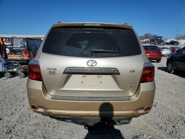 JTEES43A782064575 - 2008 TOYOTA HIGHLANDER SPORT BEIGE photo 6