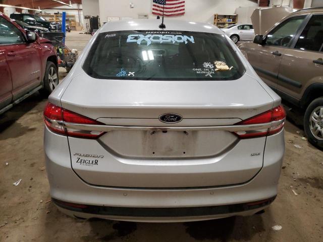 3FA6P0H73HR144666 - 2017 FORD FUSION SE SILVER photo 6