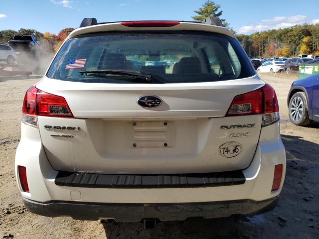 4S4BRBAC0D3256383 - 2013 SUBARU OUTBACK 2.5I WHITE photo 6