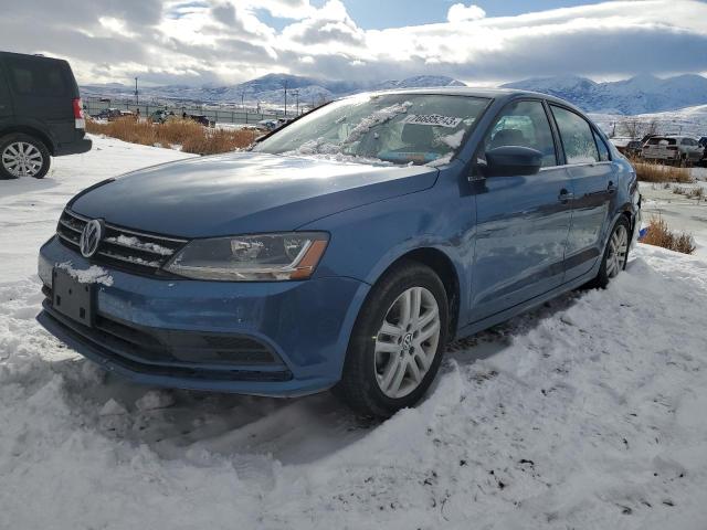 3VW2B7AJ0HM255207 - 2017 VOLKSWAGEN JETTA S BLUE photo 1