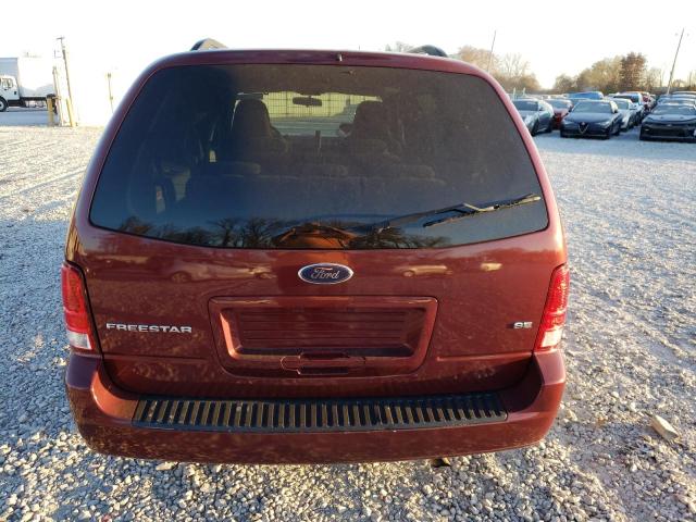 2FMZA51614BA34615 - 2004 FORD FREESTAR SE BURGUNDY photo 6