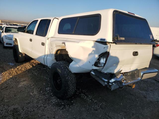 1D7HG38N94S570885 - 2004 DODGE DAKOTA QUAD SPORT WHITE photo 2