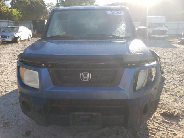 5J6YH28786L011256 - 2006 HONDA ELEMENT EX BLUE photo 5