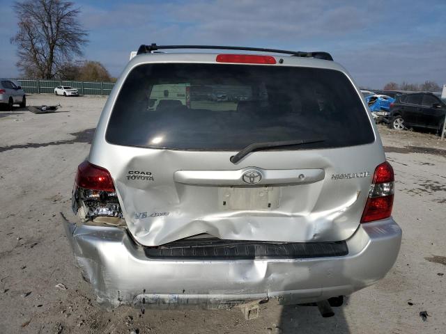 JTEEP21A040049804 - 2004 TOYOTA HIGHLANDER SILVER photo 6