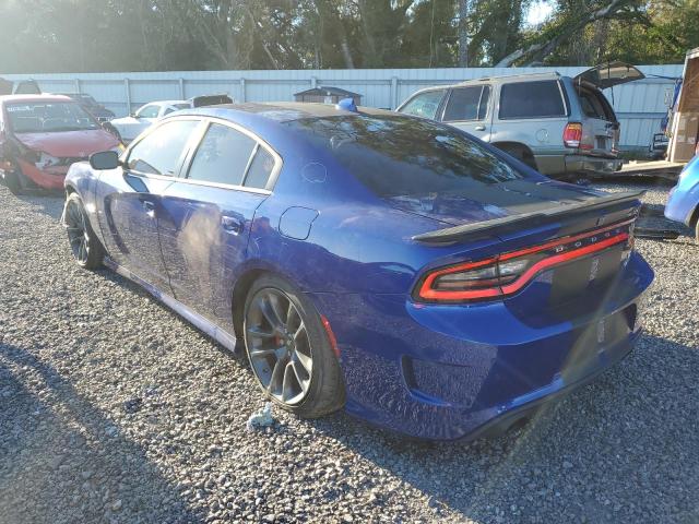 2C3CDXGJ1LH111718 - 2020 DODGE CHARGER SCAT PACK BLUE photo 2