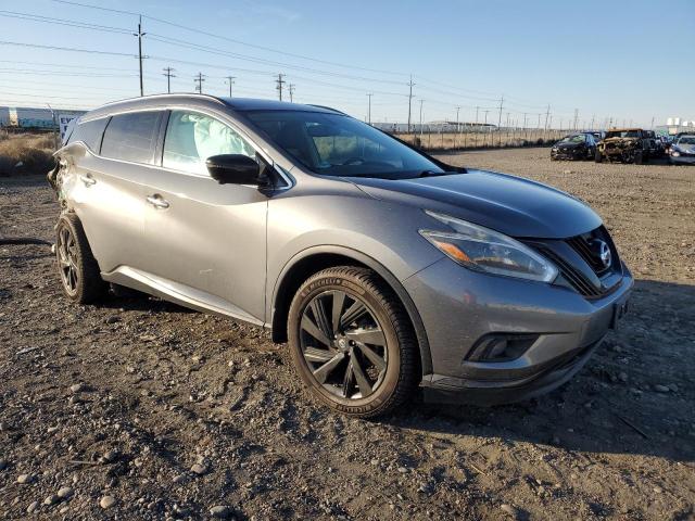 5N1AZ2MH6JN120407 - 2018 NISSAN MURANO S GRAY photo 4