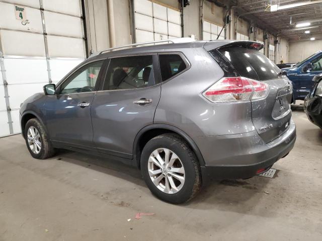 KNMAT2MVXGP593218 - 2016 NISSAN ROGUE S GRAY photo 2