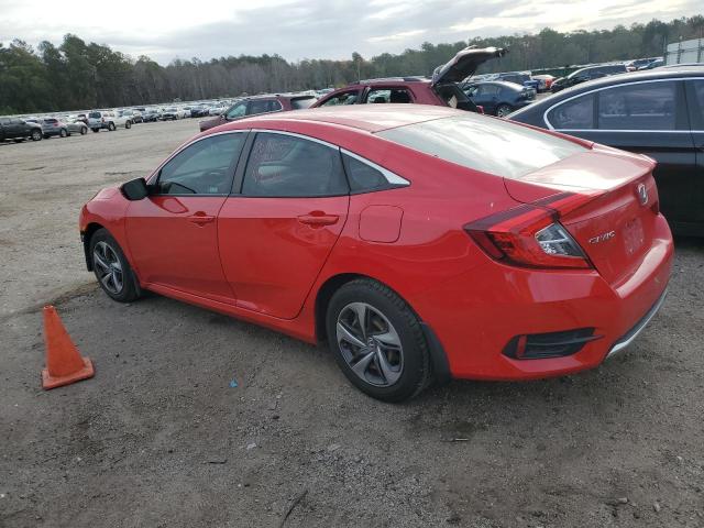 2HGFC2F64LH549355 - 2020 HONDA CIVIC LX RED photo 2