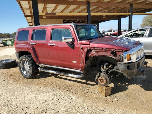 5GTDN13E078120787 - 2007 HUMMER H3 MAROON photo 4