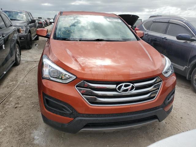 5XYZT3LB1FG284142 - 2015 HYUNDAI SANTA FE S ORANGE photo 5