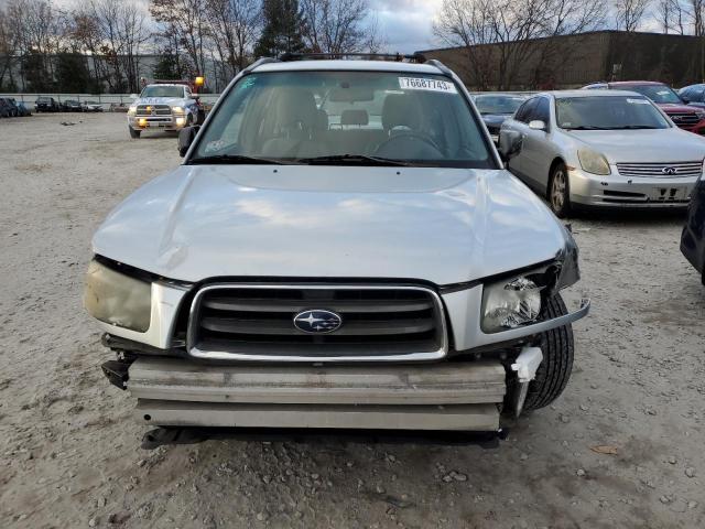 JF1SG65613H763113 - 2003 SUBARU FORESTER 2.5XS ვერცხლისფერი ფოტო 5