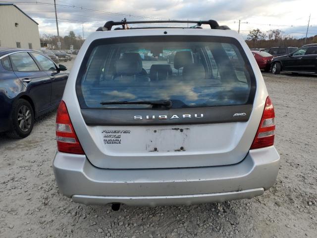 JF1SG65613H763113 - 2003 SUBARU FORESTER 2.5XS ვერცხლისფერი ფოტო 6