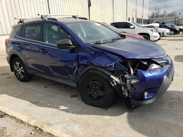 2T3BFREV4EW218381 - 2014 TOYOTA RAV4 LE BLUE photo 4