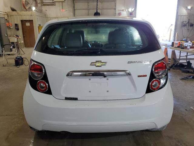 1G1JE6SB5F4101312 - 2015 CHEVROLET SONIC LTZ WHITE photo 6