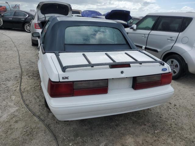 1FACP44MXNF129483 - 1992 FORD MUSTANG LX WHITE photo 6