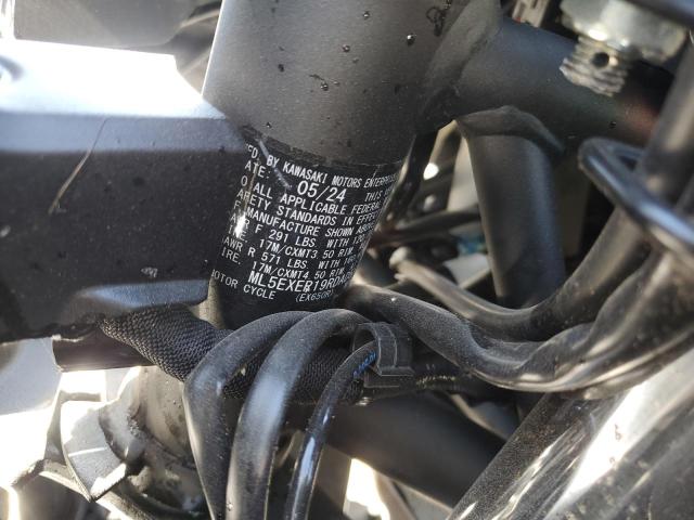 ML5EXER19RDAD5659 - 2024 KAWASAKI EX650 R GRAY photo 9