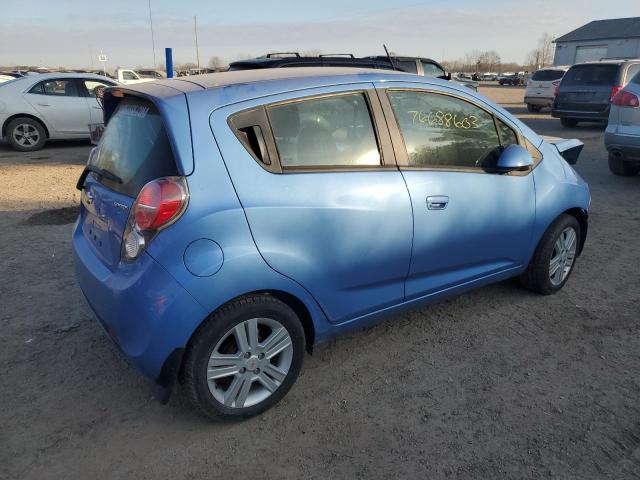 KL8CB6S91EC432763 - 2014 CHEVROLET SPARK LS BLUE photo 3