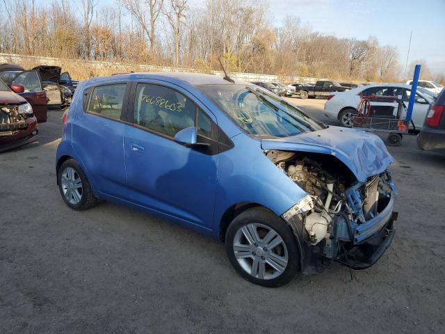 KL8CB6S91EC432763 - 2014 CHEVROLET SPARK LS BLUE photo 4