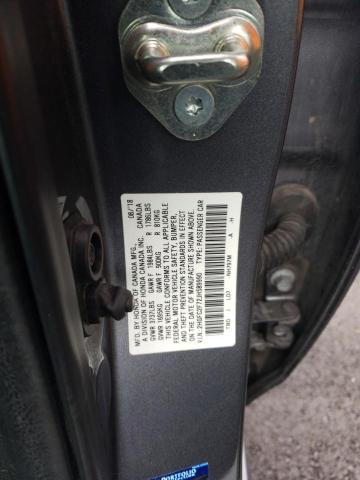 2HGFC2F72JH589990 - 2018 HONDA CIVIC EX GRAY photo 12