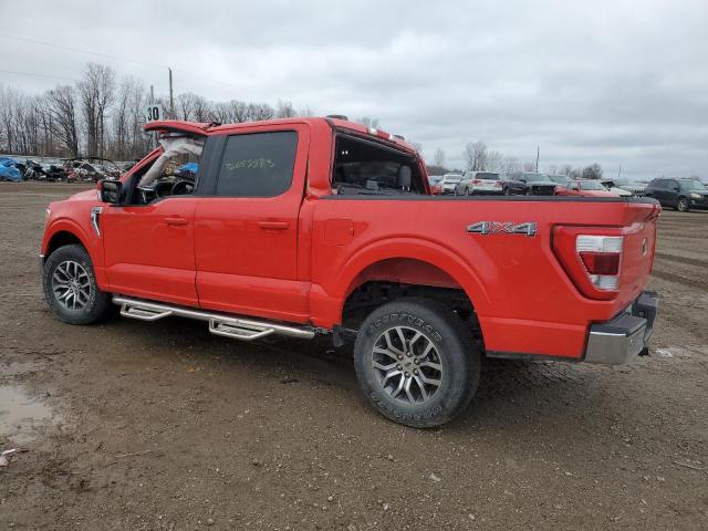 1FTFW1E53MKD57704 - 2021 FORD F150 SUPERCREW RED photo 2