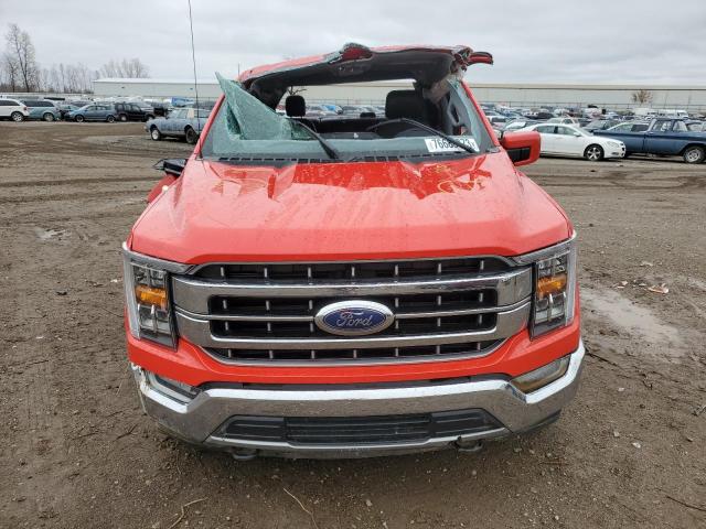 1FTFW1E53MKD57704 - 2021 FORD F150 SUPERCREW RED photo 5