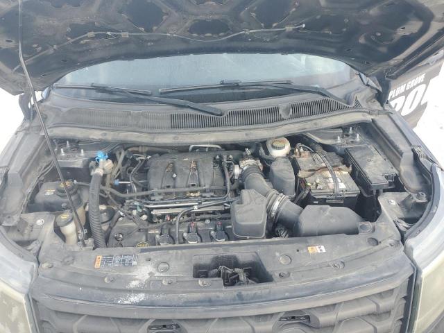 1FM5K8AR0GGA78660 - 2016 FORD EXPLORER POLICE INTERCEPTOR BLACK photo 11