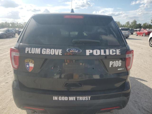 1FM5K8AR0GGA78660 - 2016 FORD EXPLORER POLICE INTERCEPTOR BLACK photo 6