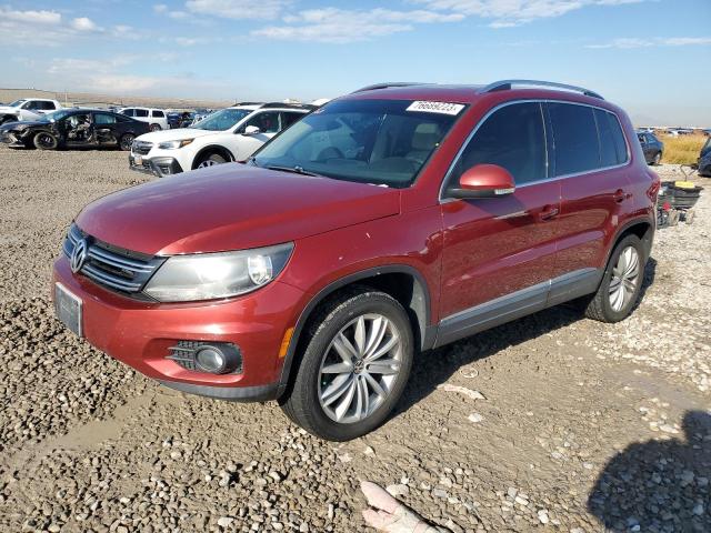 WVGBV7AX4CW095996 - 2012 VOLKSWAGEN TIGUAN S RED photo 1